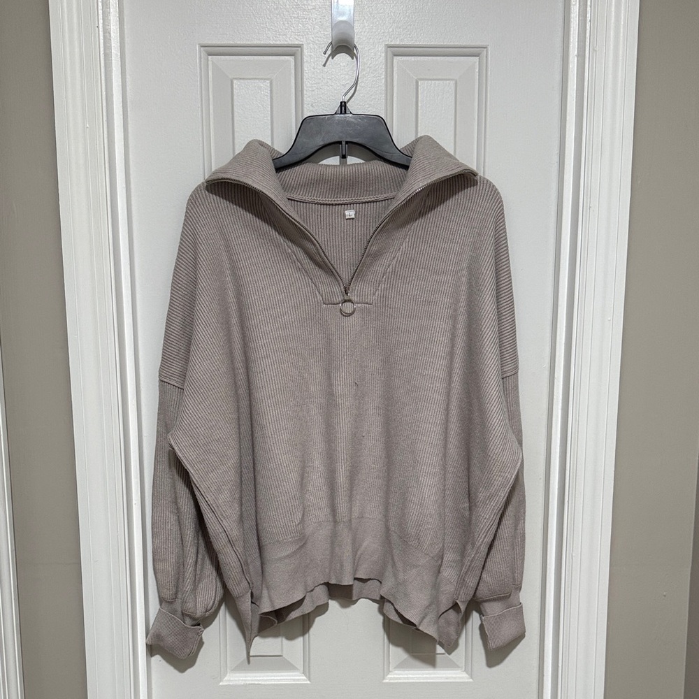 Women's Quarter Zip Sweater
